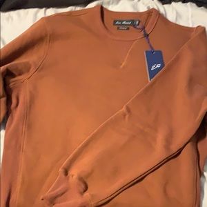 Ever Forward EF Sweater Large L Brown Crew Neck